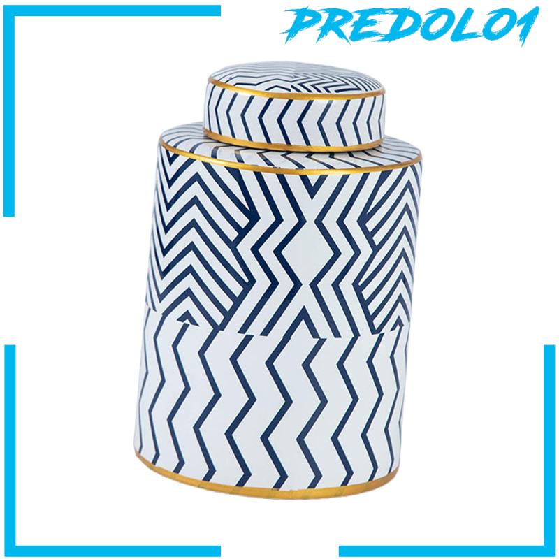 [Predolo1] Vas Guci Jahe Keramik Besar Modern Minimalis Nordic Dengan Tutup Ceramic Vase