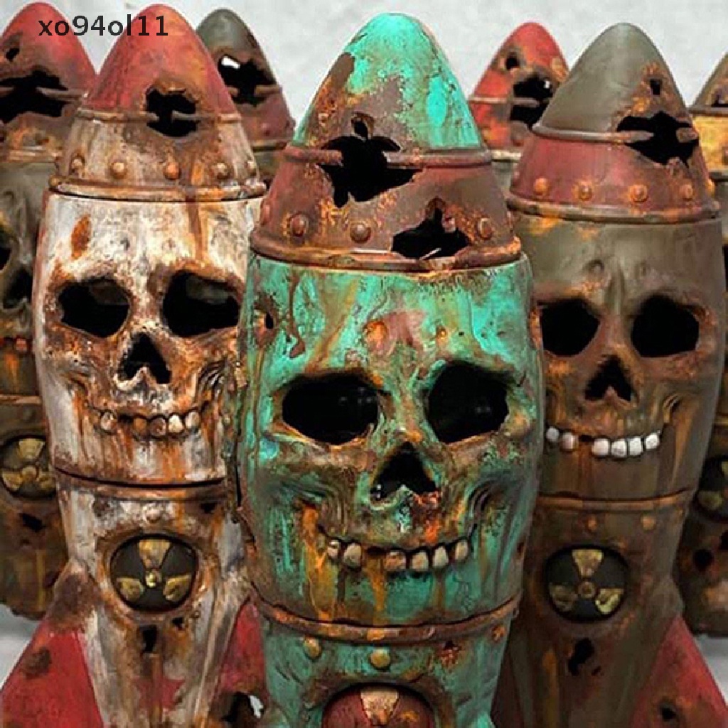 Xo Kotak Penyimpanan Mini Nuke Retro Resin Figurine Desktop Kerajinan Dekorasi Untuk Rumah OL