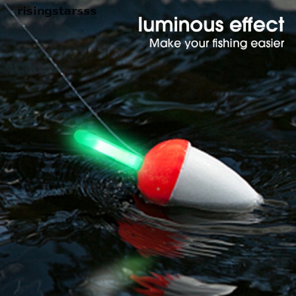Rsid Span-new 50PCS/ lot 2.2-4.5mm Light Night Fishing Float Rod Lights Dark Glow Stick Memancing Jelly