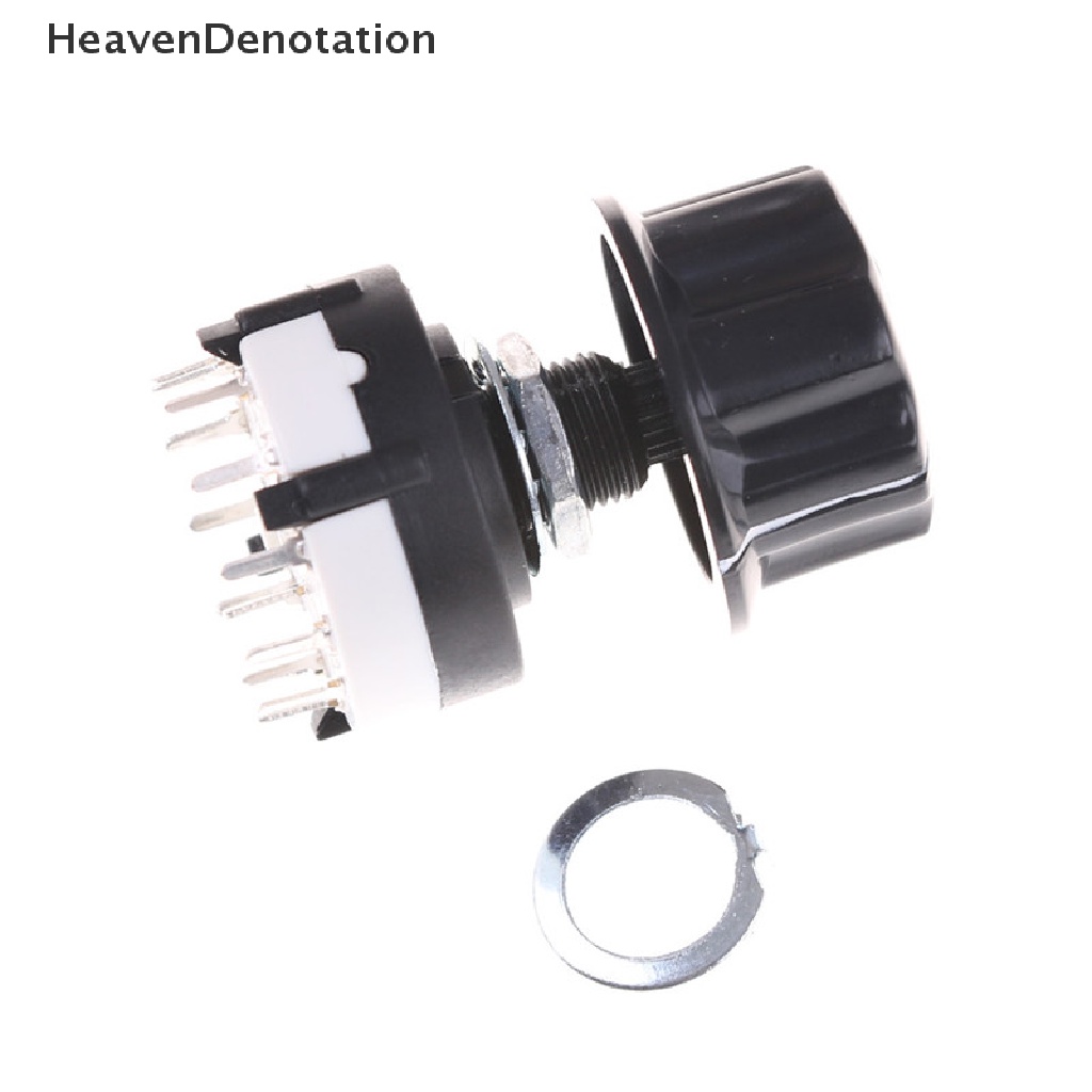 [HeavenDenotation] Saklar Selector Channel Putar RS26 1posisi Tiang 12pilih Dengan Knob HDV