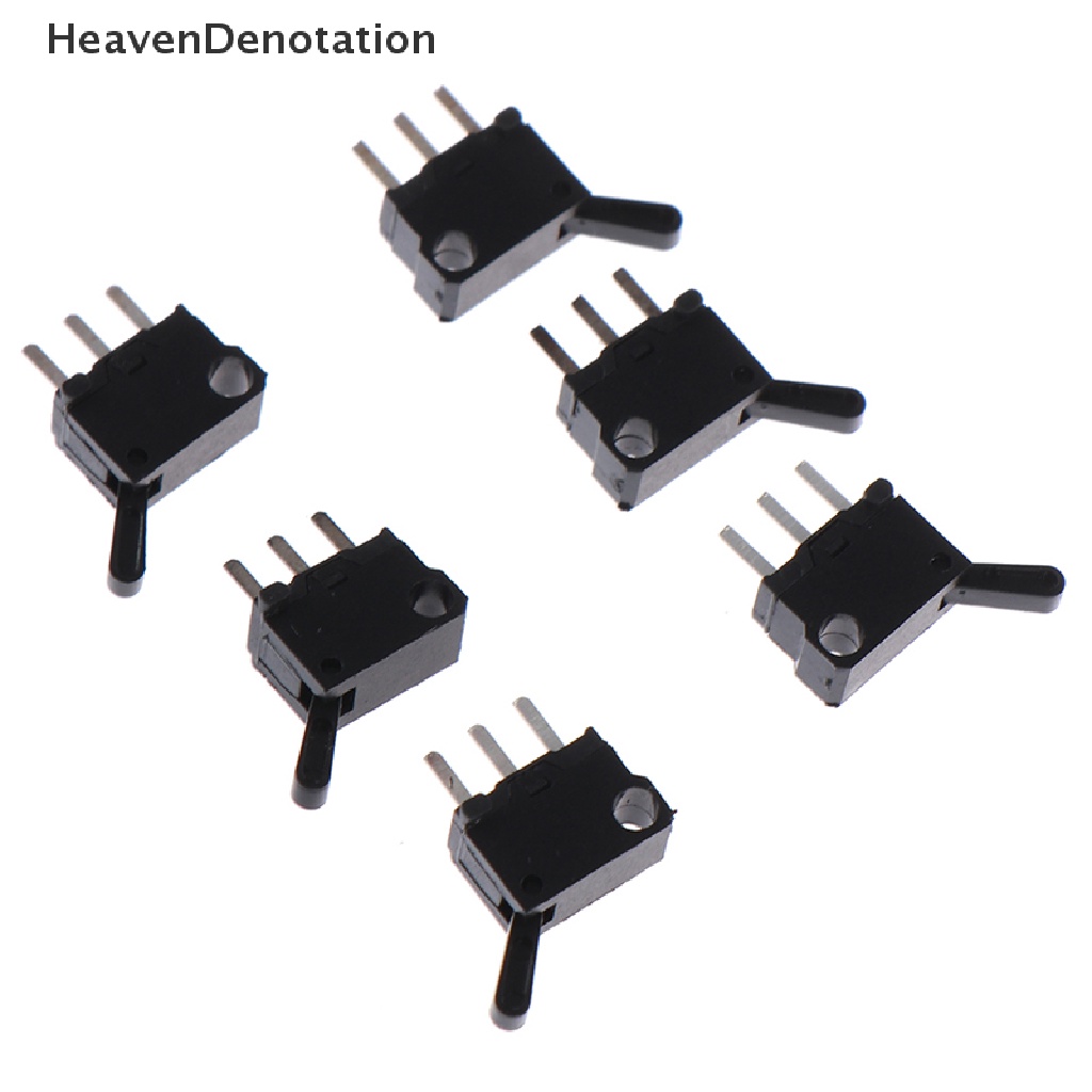 [HeavenDenotation] 10x Saklar Micro Limit Travel Switch Dengan Lubang Kaki Tiga Biasanya Buka Tutup HDV