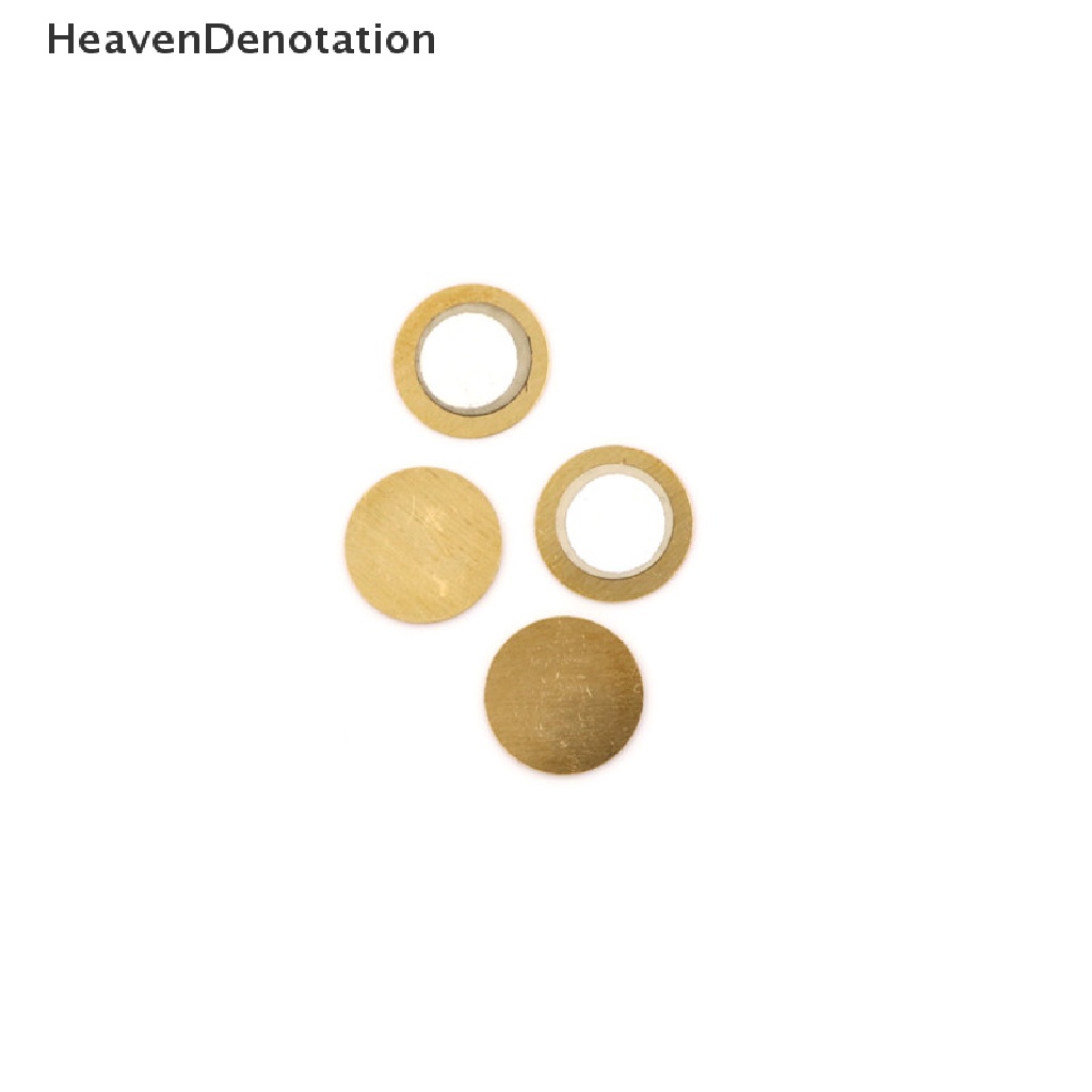 [HeavenDenotation] 20pcs 20mm Elemen Piezo Sounder Sensor Trigger Drum Disc 6.5KHZ Tembaga HDV