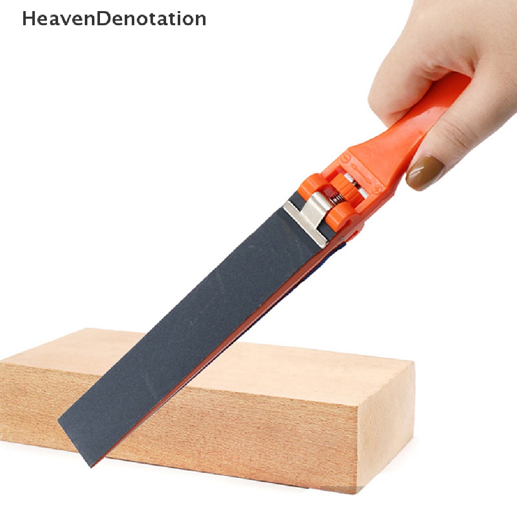 [HeavenDenotation] 1pc Kertas Pasir Plastik Klip Roll Bar Amplas Holder Ergonomis Nyaman Gagang Manual Amplas Batang Alat Gerinda Poles HDV