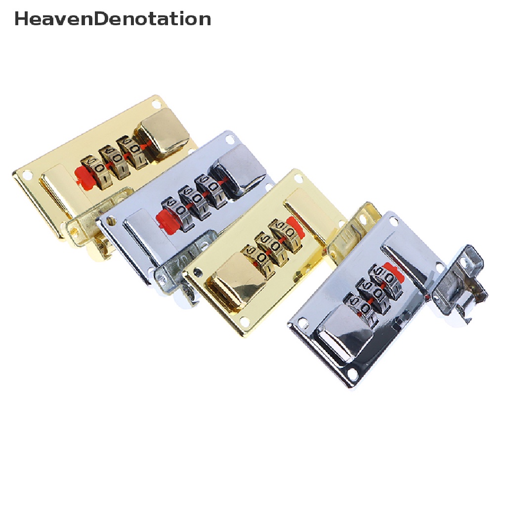 [HeavenDenotation] Password Lock Latch Silver Coded Lock Retro Vintage Kotak Perhiasan Gift Case HDV