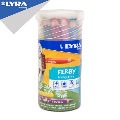

LYRA Ferby Color Pencil Pensil Warna 18 Warna Kemasan Kaleng