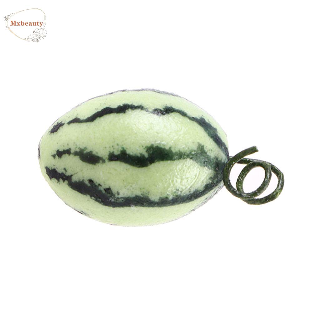 Mxbeauty Simulasi Semangka Resin Mini Decor Klasik Mainan Scene Dekorasi Rumah Mainan Aksesoris Rumah Boneka Model Buah