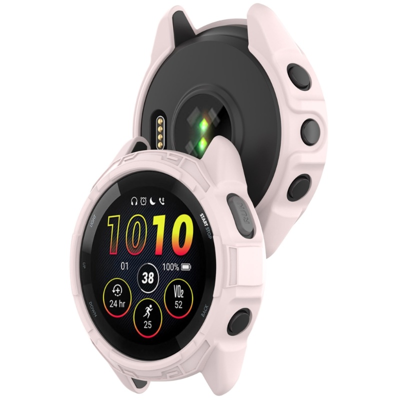 Cre Pelindung Layar Case Full Coverage TPU Cover Pelindung Untuk Forerunner265/265S Smartwatch Dapat Dicuci Bumper Kerang Sk