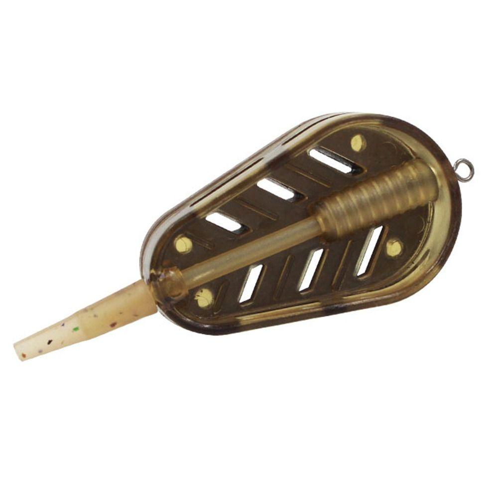TOP Embed Feeder Alas Miring Tahan Lama Zinc alloy Sinker Tempat Umpan