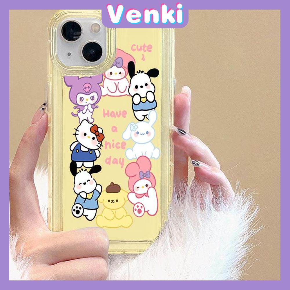 Case For iPhone 14 Pro Max Soft TPU Jelly Airbag Case Cute Cartoon Camera Protection Shockproof For iPhone 14 13 12 11 Plus Pro Max 7 Plus X XR