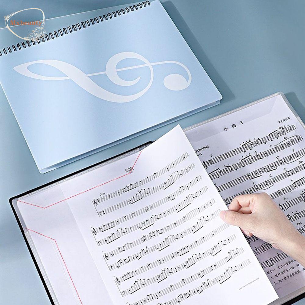 Mxbeauty Music Score Coil Folder 5warna Multi-layer A4 Kertas Folder File Organizer Musisi Pianis Dokumen Penyimpanan Organizer