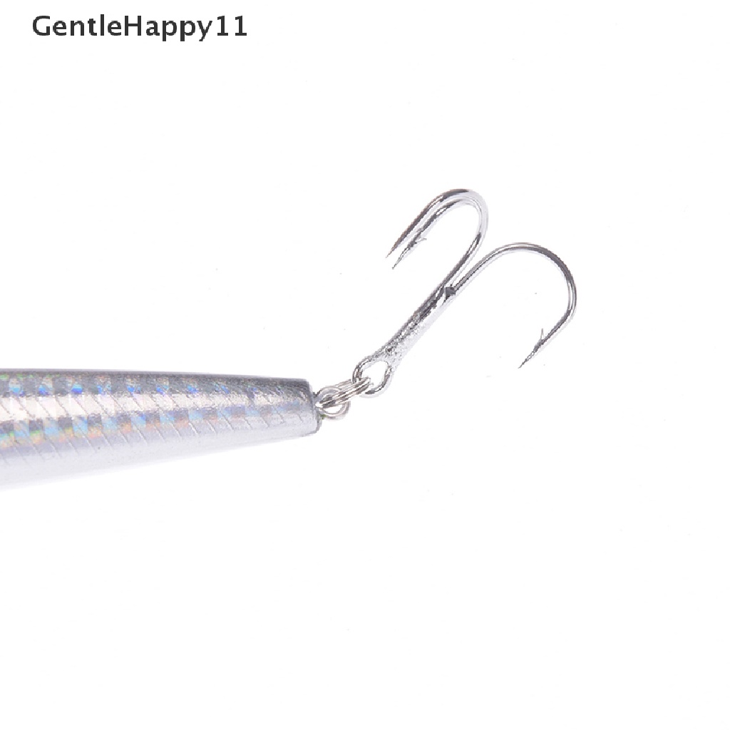 Gentlehappy Umpan Pancing Ikan Kecil Panjang Plastik hard tackle bass Engkol 18cm/7.08 &quot;26g id