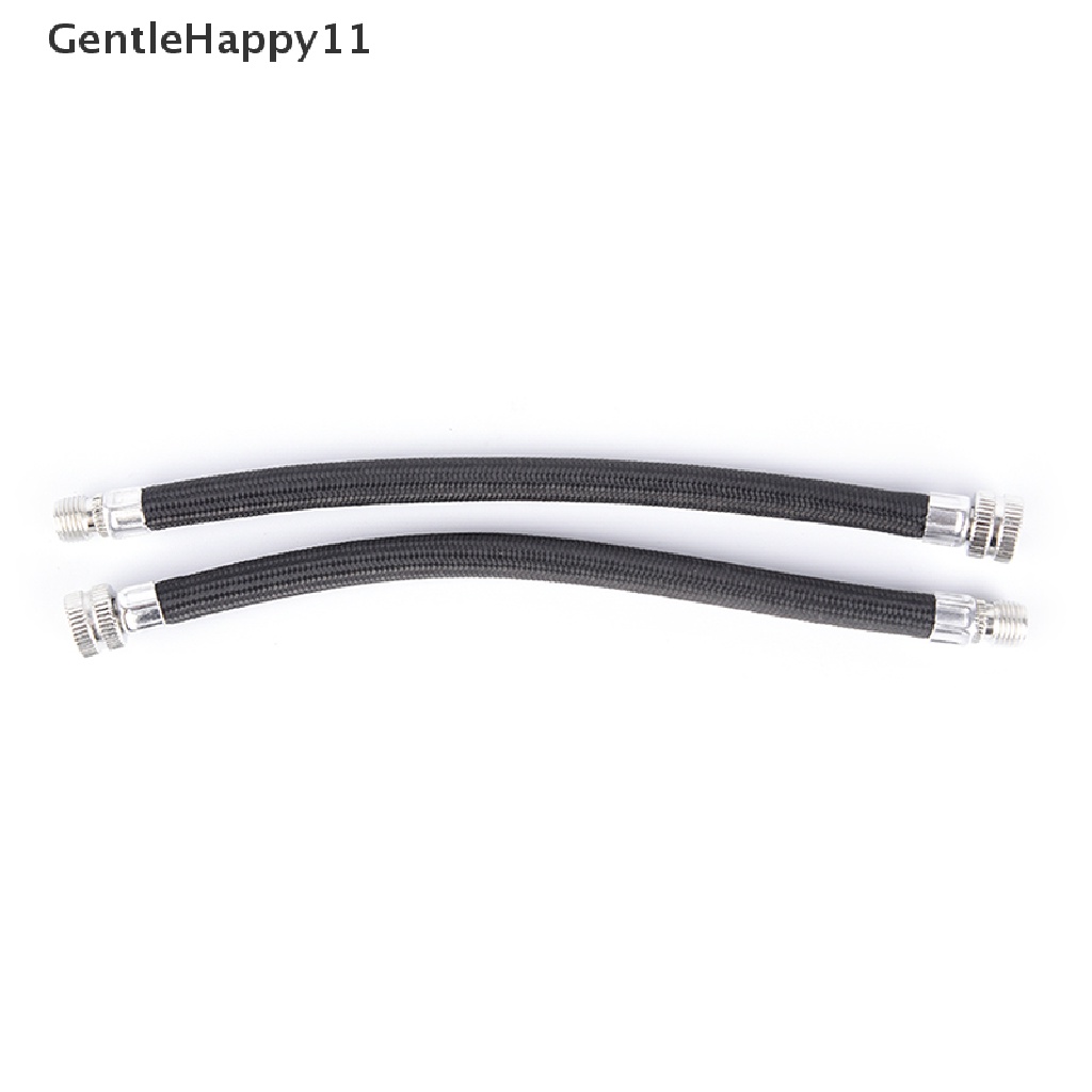 Gentlehappy 2PCS Selang Ekstensi Pompa Sepeda Inflator Tabung Pipa Cord 150psi schrader Valve id