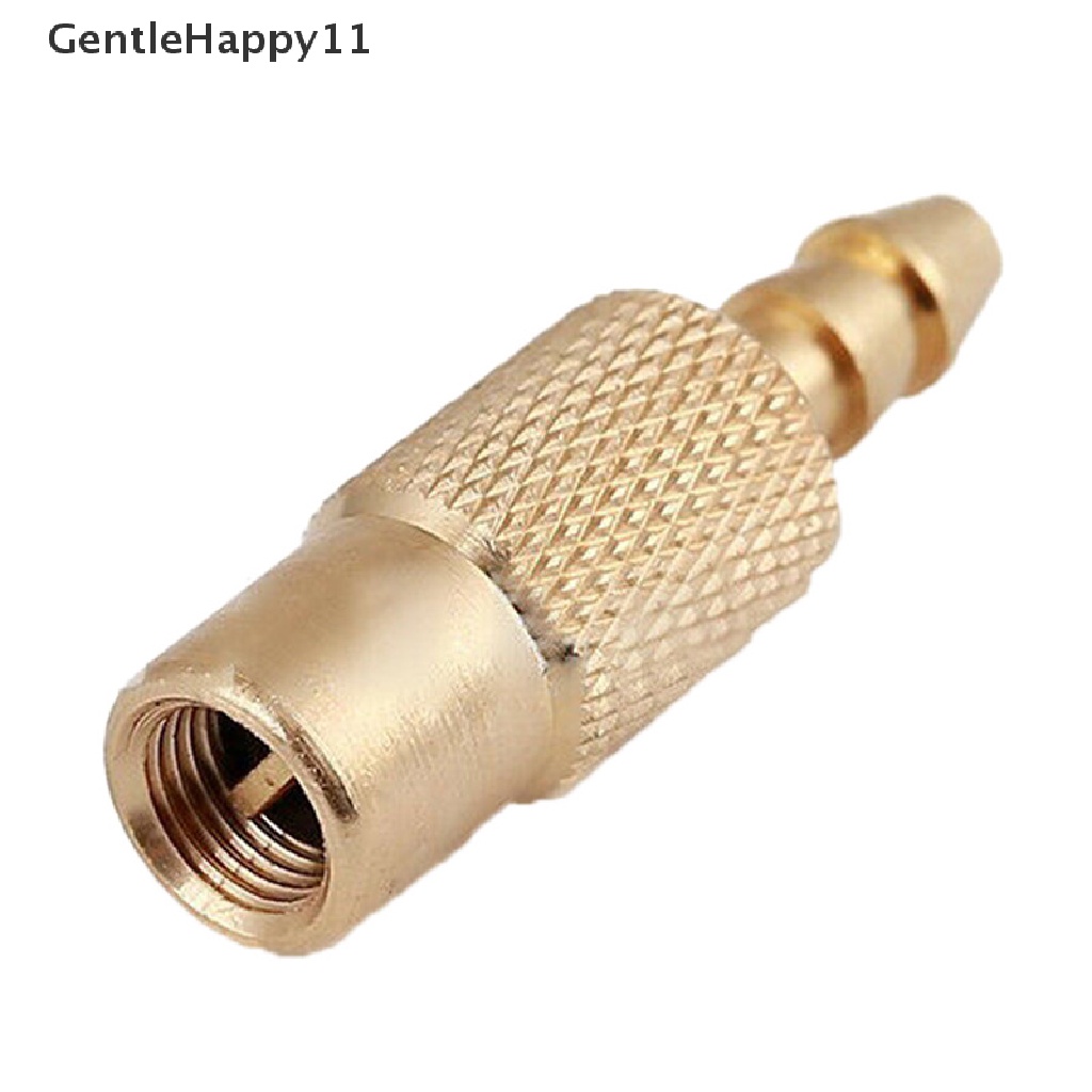 Gentlehappy Konektor Klep Inflator Ban Mobil 6mm Tyre Tire Air Pump Chuck Valve Klip Kuningan id