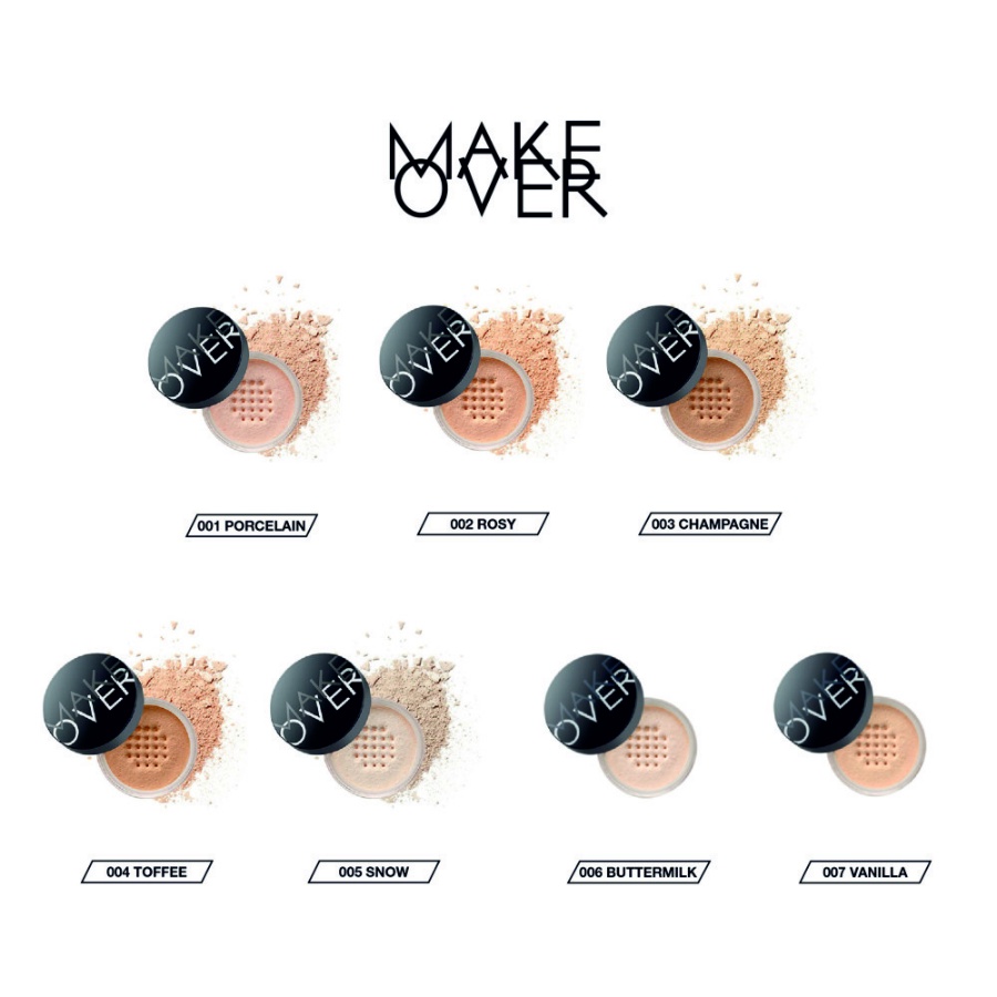 MAKE OVER Silky Smooth Translucent Powder 35 g - Bedak Tabur [ Amaze_Kosmetik ]