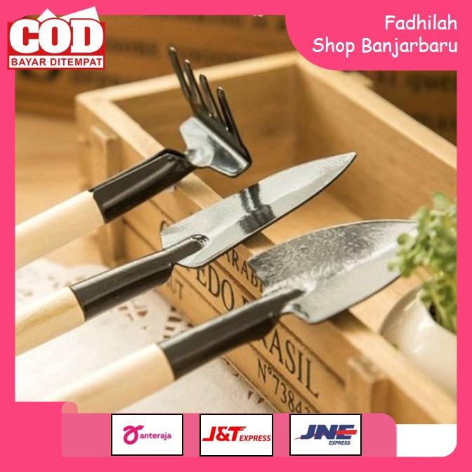 ALAT BERKEBUN MINI SET 3 IN 1 PERLENGKAPAN BERKEBUN ISI 3 SET GARDEN GARDENING TOOLS