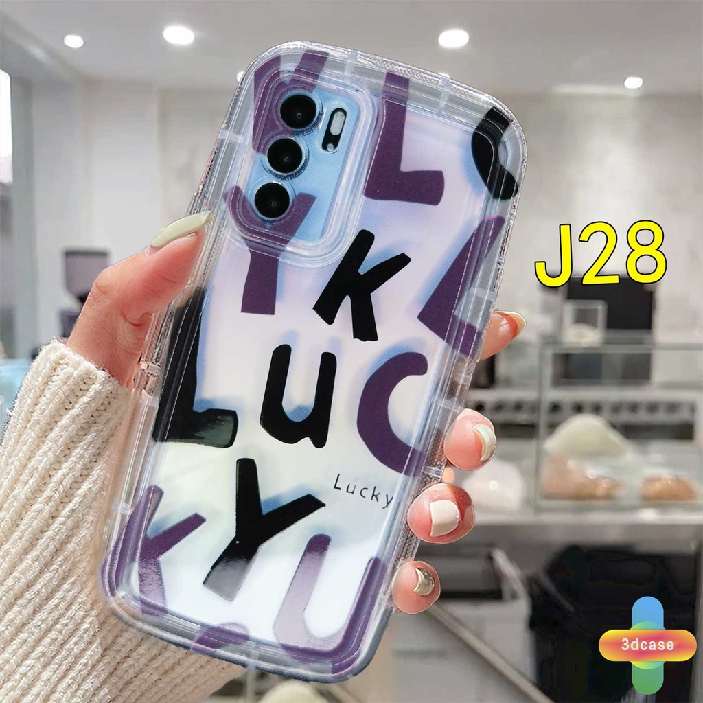 Soft Case OPPO A17 A17K A16 A95 A57 A16S A77 A57S A57E A55 A7 A15 A54 A5S A3S A76 A96 A5 A9 A31 A53 A33 2020 A77S A12 A12S A1K A16E A16K A54S Reno 7 7Z 8Z 5 4 6 8 5F 5K 4F 4 5 06 Lite A74 A15S A52 A11K A92 Ins Lucky Letter Transparent Soap Case