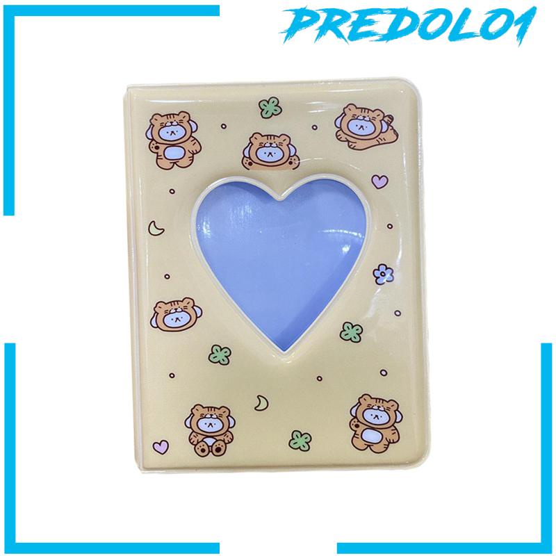 [Predolo1] Album Foto 3inch Photocard Sleeves Love Heart Photocard Holder Book