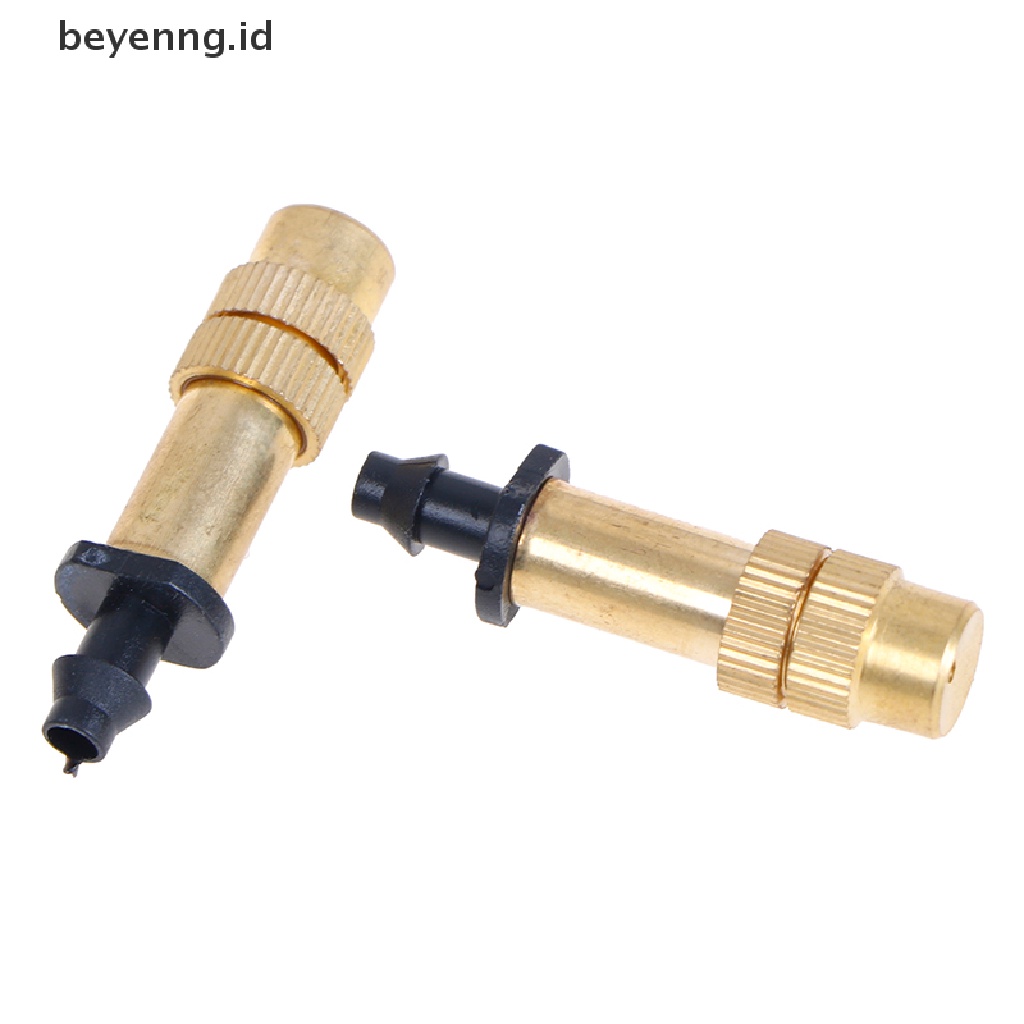 Beyen 2pcs barb nozzle Tunggal Bahan Tembaga Dapat Disesuaikan Untuk ID Rumah Kaca