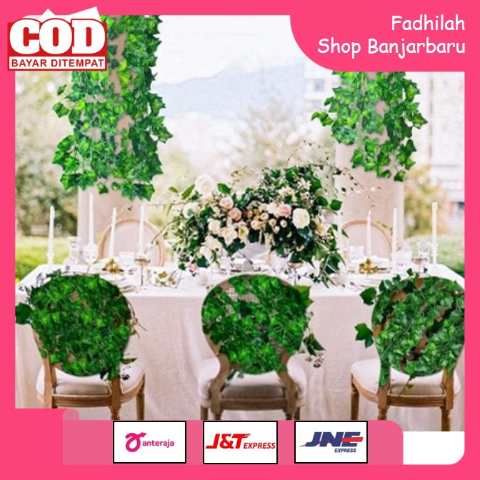 DAUN RAMBAT PLASTIK PALSU ARTIFICIAL PLASTIK SULUR DAUN IMITASI DAUN HIAS TANAMAN GANTUNG HIJANG SINTETIS DEKORASI RUANGAN RUMAH | FADHILAH SHOP BJB