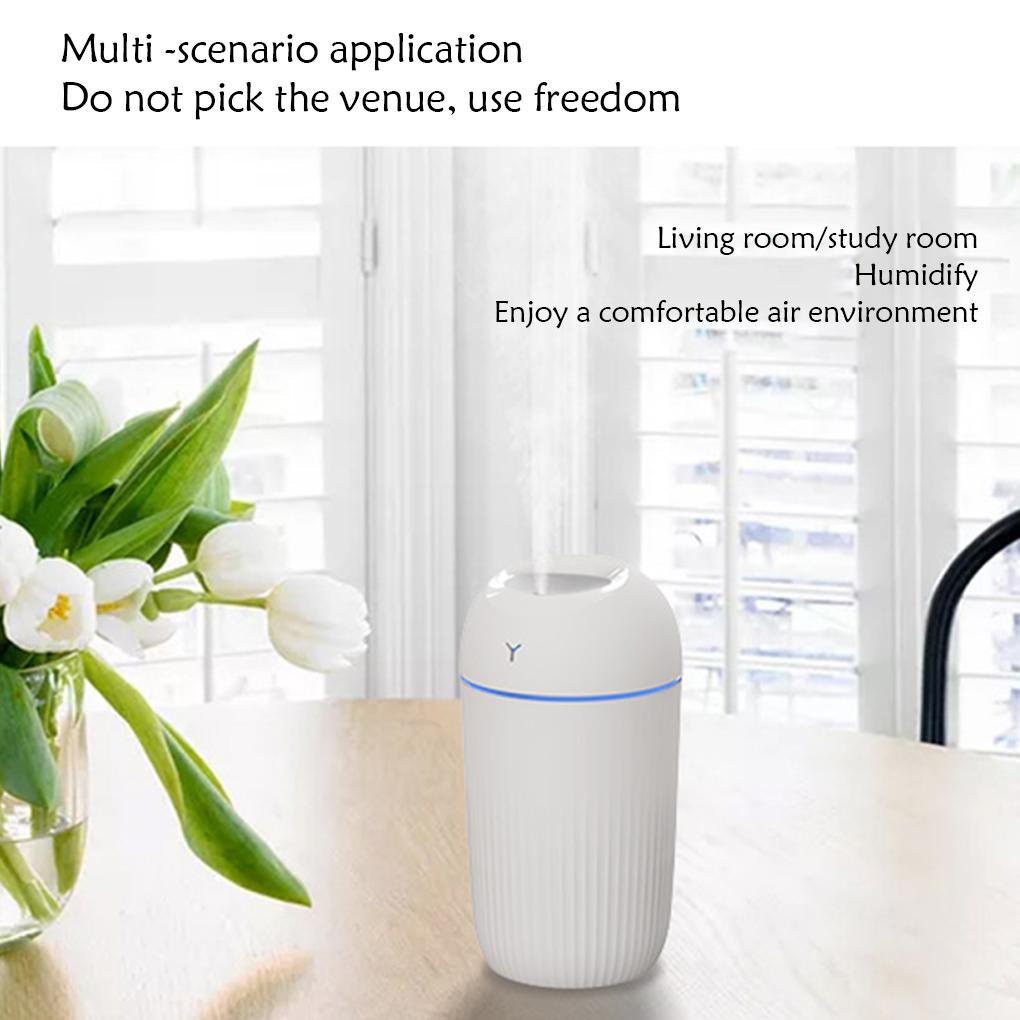 Aroma Diffuser Pengharum Ruangan Mini Humidifier Lampu Malam Luminous Mist Sprayer Beoprasi Baterai Perlengkapan Rumah Kantor