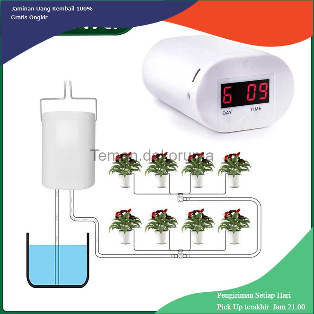 TD - RTG Arulla Alat Penyiram Tanaman Otomatis Timer Flower Watering 8 Head - AR8H