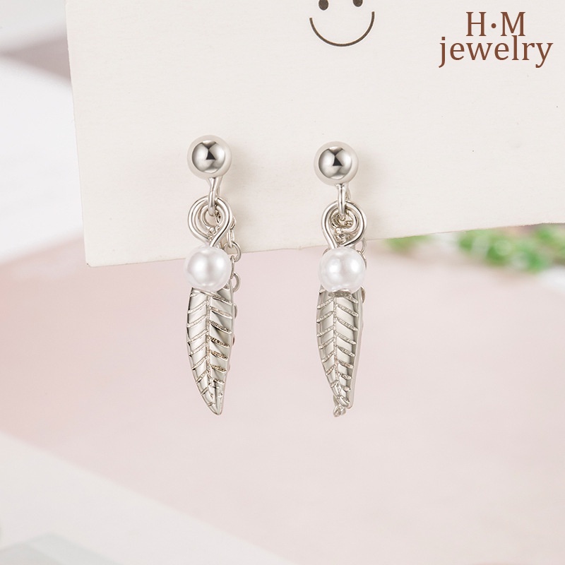 Giwang Bulu Mutiara Perak S925 Angin Dingin Cahaya Mewah2023Anting Baru