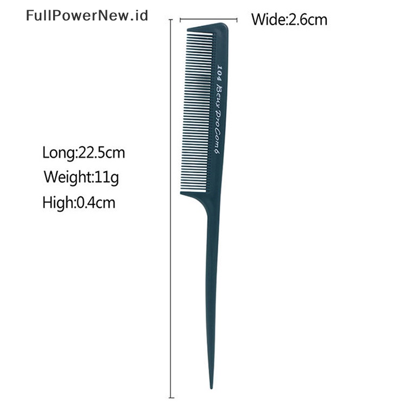 Power 1PC Alat Styling Sikat Rambut Sisir Parg Plastik Anti Kusut Anti Statis ID