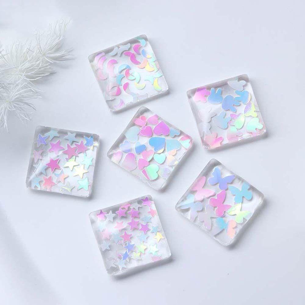 Nickolas1 Paku Payet 6kisi Jepang Nail Art Kupu-Kupu Bintang Bulu Mata Palsu Dekorasi Manicure Accessories Rabbit Nail Decorations