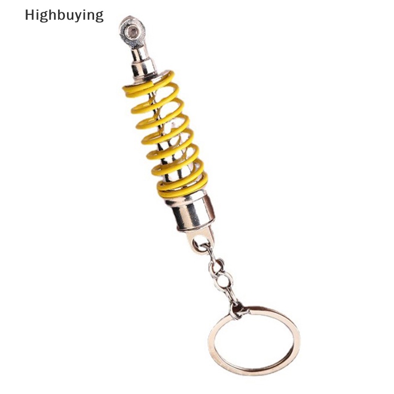 Hbid Kreatif Shock Absorber Gantungan Kunci Alloy Interior Mobil Suspensi Keyring Unisex Tas Ornamen Gesper Pinggang Aksesoris Craft Hadiah Glory