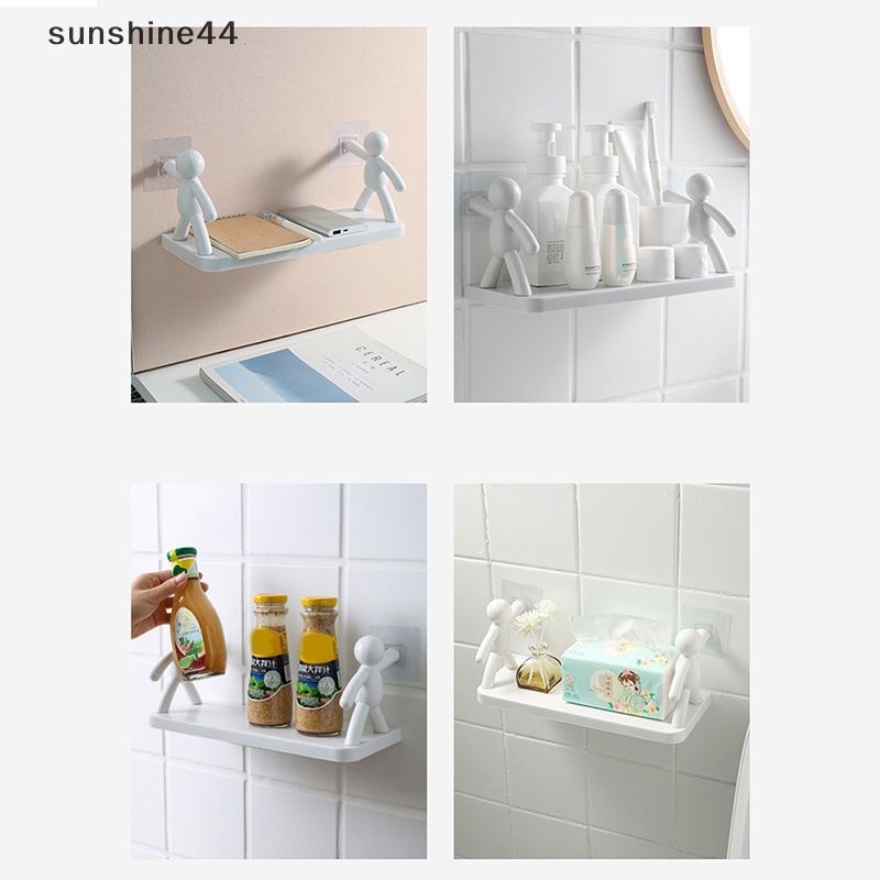 Sunshine Rumah Tangga Sederhana Bebas Pukulan Hiasan Dinding -Rak Penyimpanan Pagar Pembatas Berbentuk ID