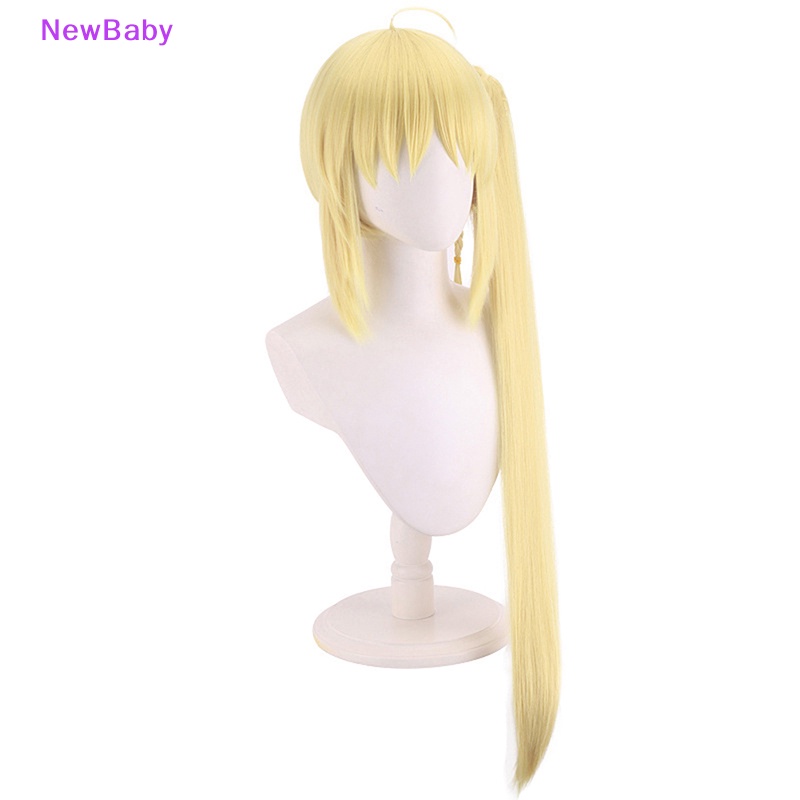 Newbaby Anime Bocchi The Rock Cosplay Gotou Hitori Cosplay Rambut Palsu Lurus Kuning Panjang 70cm ID