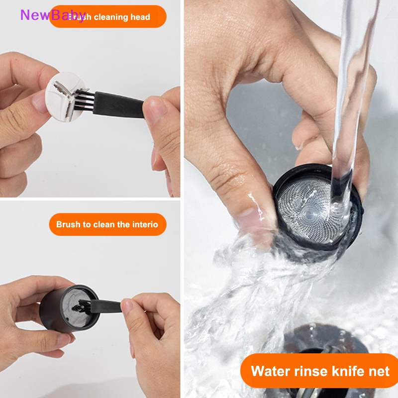 Newbaby USB Rechargeable Mini- Alat Cukur Elektrik Portable Untuk Pria r Home Travel ID