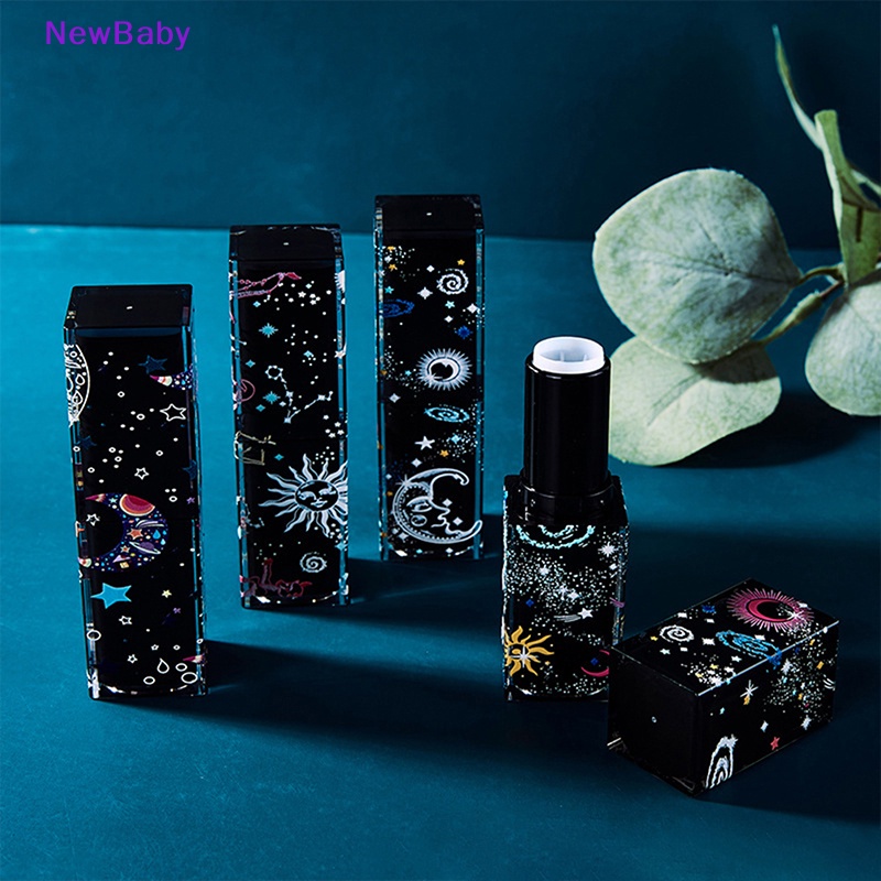Newbaby 1Pc Lip Balm Tabung Wadah Bibir Kosong 3D Starry Diy Lip Tube ID