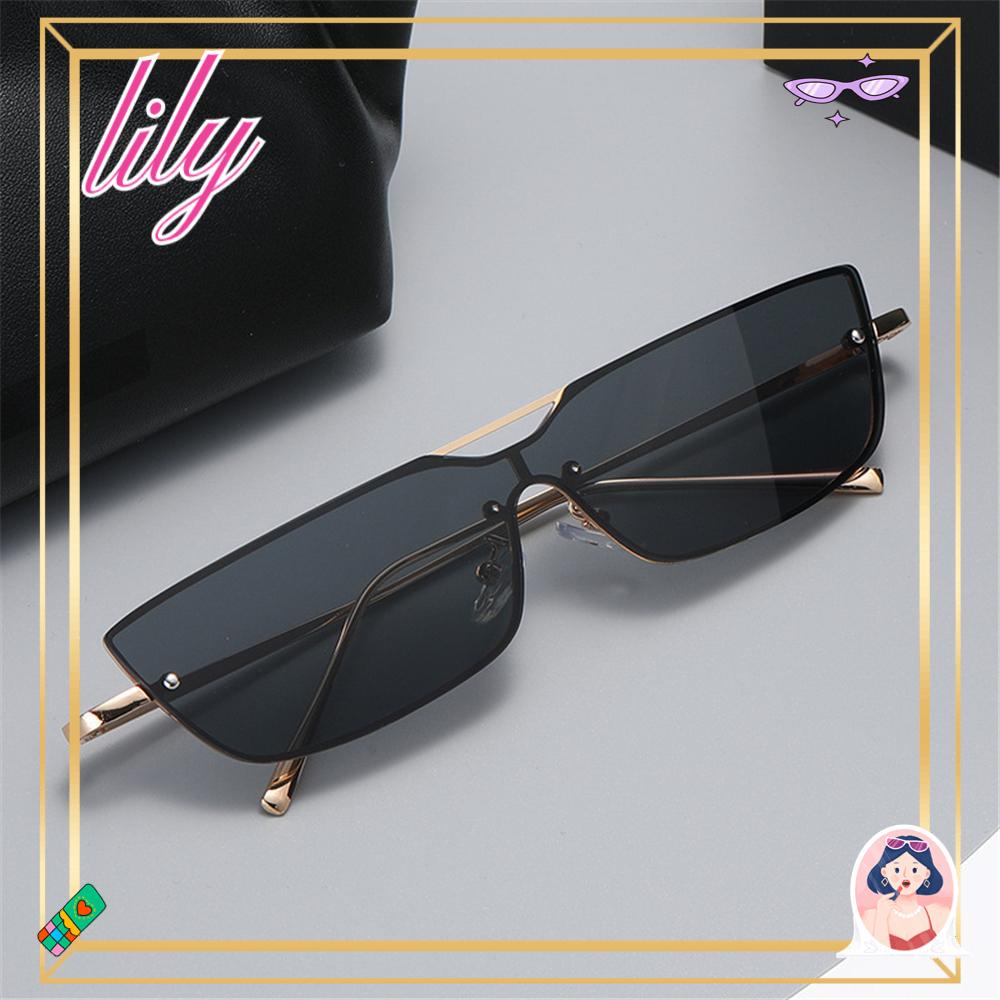 Lily Metal Sunglasses Retro Ladies Eyewear Shades Kacamata Matahari