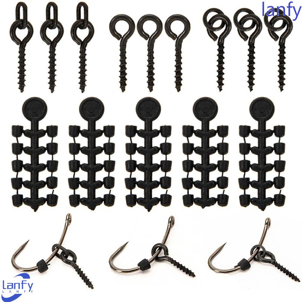 Lanfy Manik-Manik Kail Pancing Fishing Tackle Screw Chod Rigs Carp Fishing Accessories Manik-Manik Karet Aksesoris Pancing