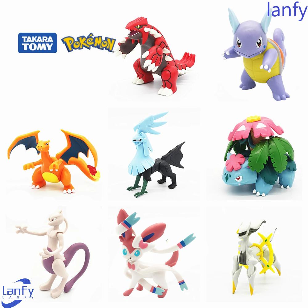 Lanfy Figure Mainan Dekorasi Hadiah Bergerak Arceus Anime Solgaleo Groudon Charizard