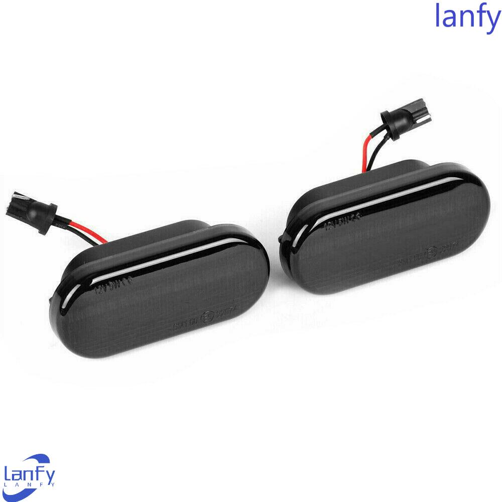 Lanfy Lampu Indikator Auto Mobil 2Pcs Lampu Sinyal Turn Singal Light Repeater Side Marker