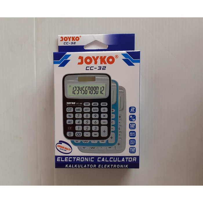 

Kalkulator 12 Digits Joyko CC-32 - Putih