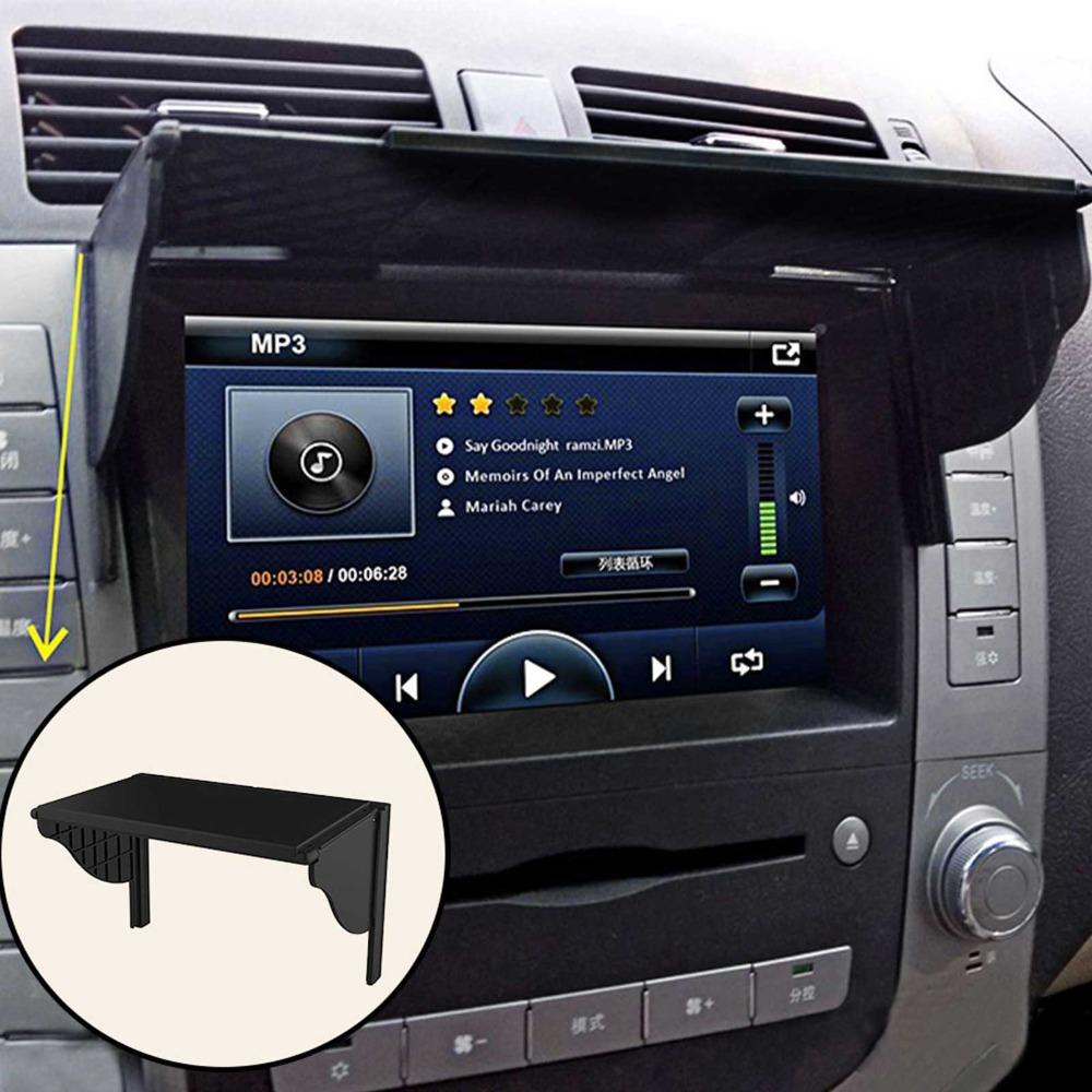 POPULAR Gps Navigator Sunshade Radio Player Universal Anti Silau Sunshade Hood