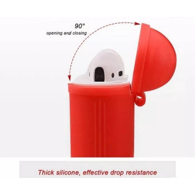 MEDAN For Apple Airpods Silicon case TWS i9s mini bluetooth earphone silikon ORI