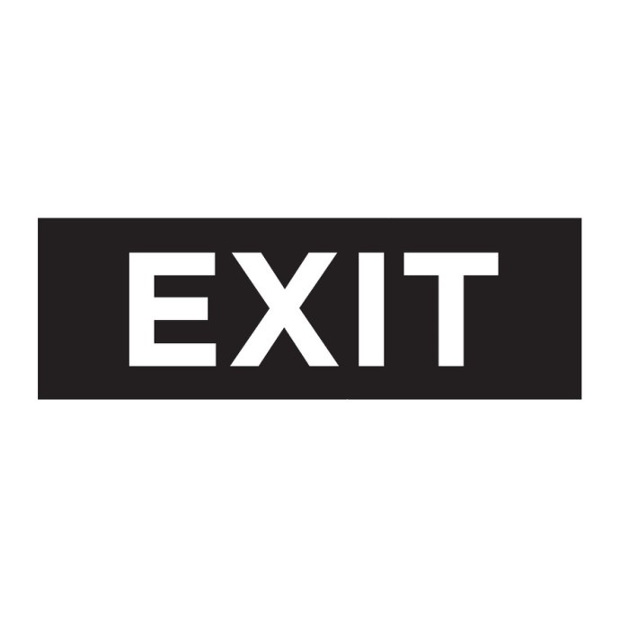 

Sign Acrylic Exit | Sign Akrilik Timbul Exit | Signage Board