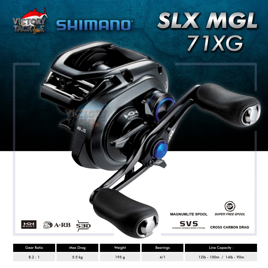 Reel PancingShimano SLX MGL 70HG 71HG 70XG 71XG 2019