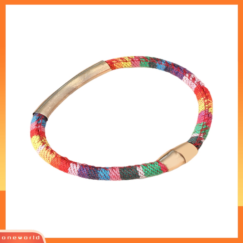 [EONE] Fashion Gelang Ringan Kerajinan Tangan Indah Daya Serap ic Kepang Gelang Untuk Hadiah