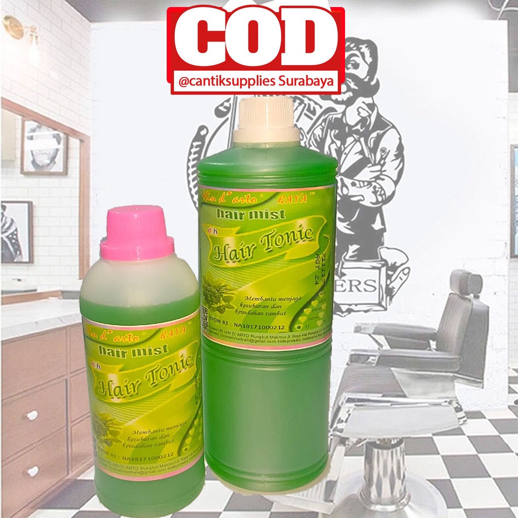 Bpom . HINDARTO HAIR TONIC SALON Utk Salon Barbershop  . Bpom