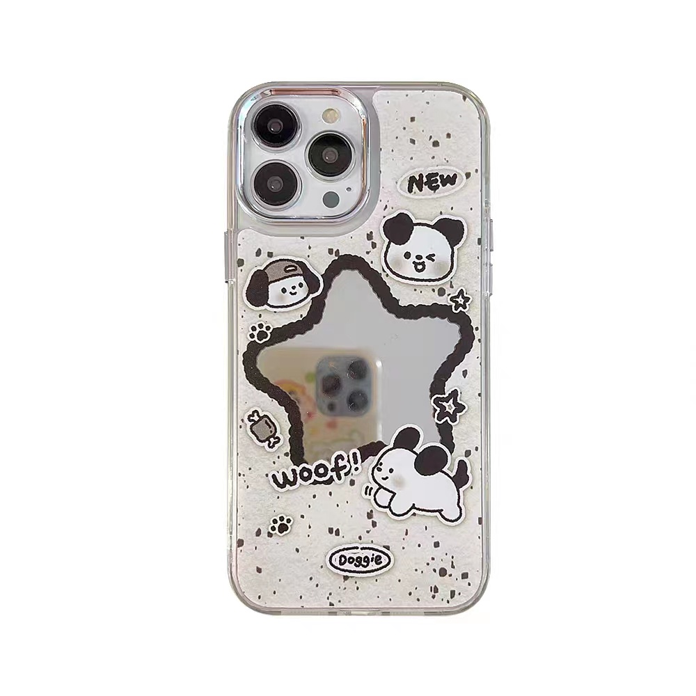 Cocok Untuk Iphone14 Pro Max iPhone Phone Case Cermin Casing Ponsel Kuat Kamera Perlindungan Tahan Guncangan Kompatibel Dengan Iphone13 13pro 13prm iPhone 11 7Plus 8Plus Xr XS 12 Pro Max Phone Case