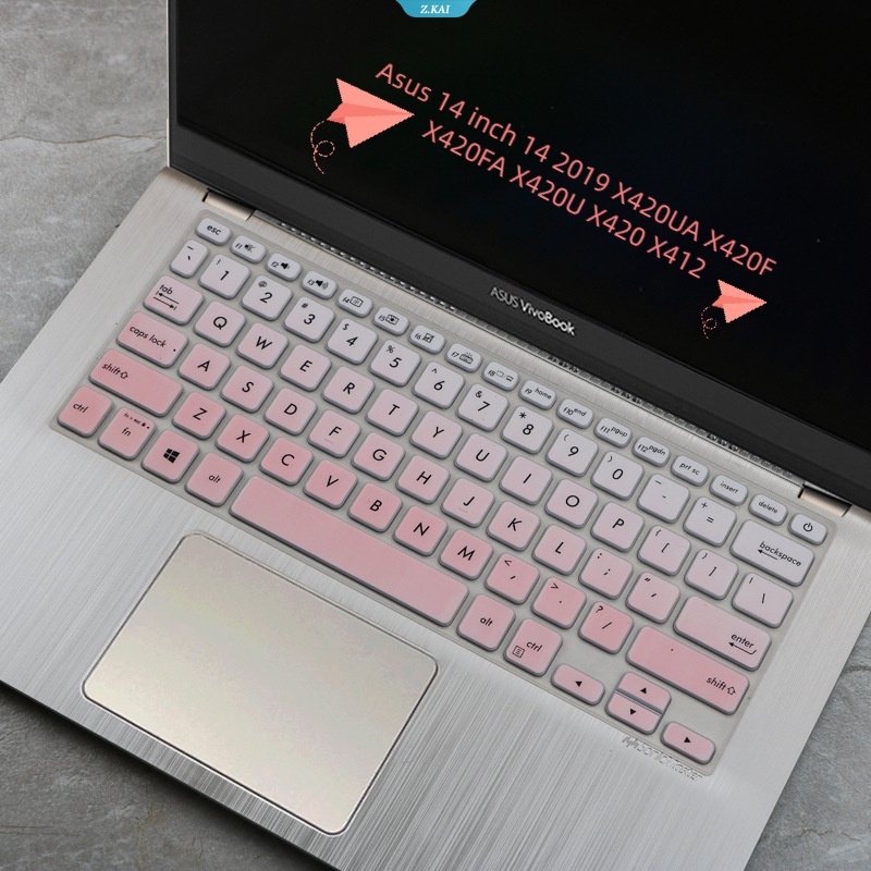 Pelindung Keyboard Komputer Tahan Air Ultra Tipis Untuk Asus 14inch14 2019 X420UA X420F X420FA X420U X420 X412 Full Coverage Keyboard Silicone Cover Film Tahan Debu [ZK]