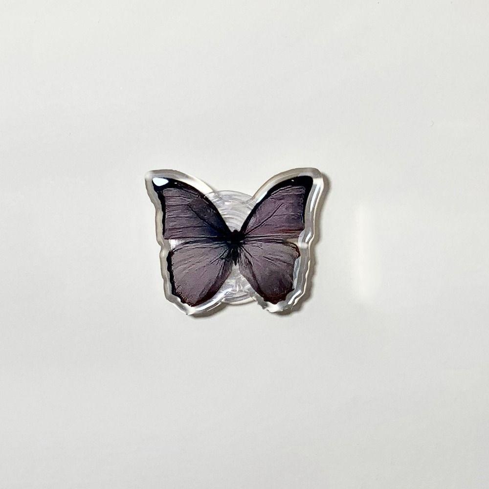 Agustinina Butterfly Phone Holder Universal Untuk Ponsel Anti Jatuh Dukungan Smartphone Phone Stand Grip tok Support Perekat Cermin Airbag Bracket