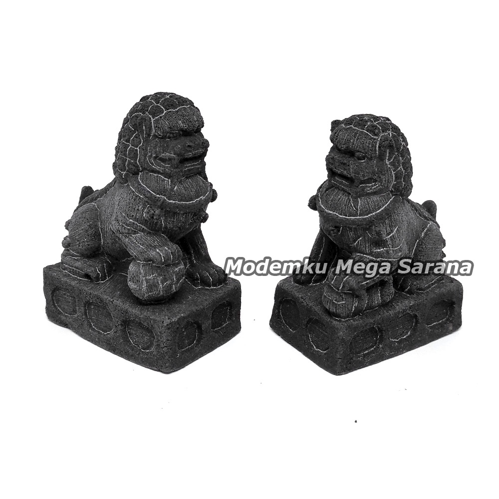 Aquascape Aquarium Miniatur Patung Singa Samsi - T9 Hiasan Aquarium