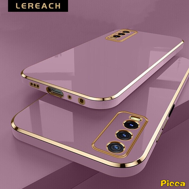 Electroplate Case Untuk OPPO A57 A17 A7 A16 A5s A12 A74 A95 A15 A55 A54 A15s A52 A17K A1K A77s A76 A96 A92 A9 5 A53 A33 A31 A16K A77 A16E Reno 4F 56 Mewah Halus Plating Cover