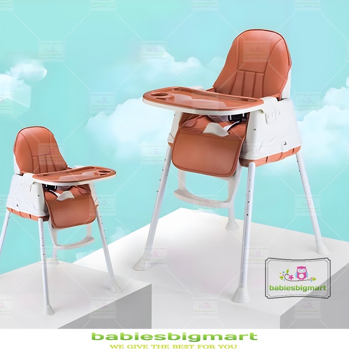 V BABY Kursi Makan G01 High Chair Bayi Baby Chair 6 IN 1 Booster Seat Ada Roda Multifungsi